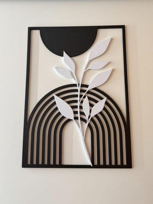 Moderna arte murale 3D – Fatta a mano