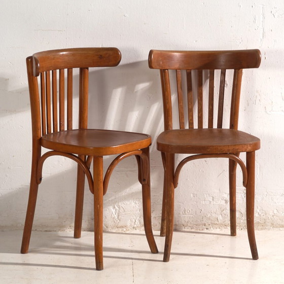 Antique armchairs in TON bentwood – Czechoslovakia, circa 1960 #3 (photo 4 of 40)