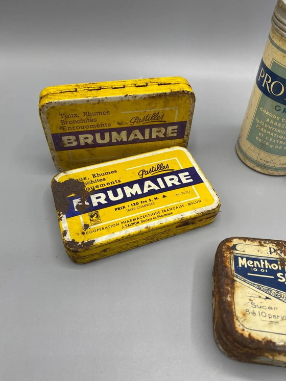5 old pharmaceutical boxes and bottles – Brumaire, Belloc, Stovaïne, Protigényl – France, – Decorative Objects (photo 4 of 4)