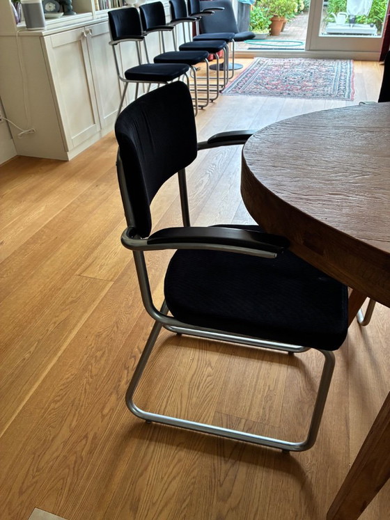 6 Ahrend De Cirkel Eetkamerstoelen (Gispen Stijl) Jaren ‘70 – Other (photo 4 of 6)