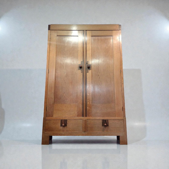 Image 1 of Art-Deco-Schrank, Garderobe der Haager Schule