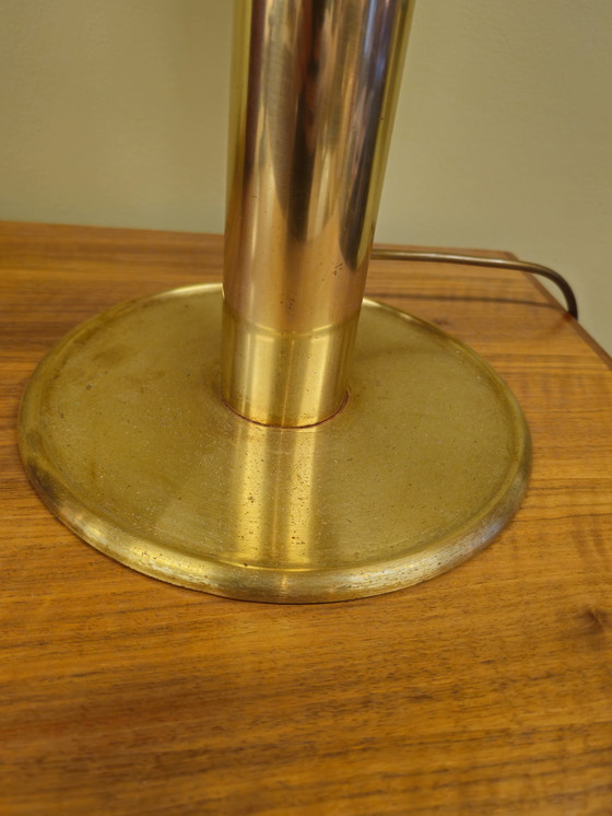 Image 1 of Vintage Messing Tafellamp Bureaulamp Lamp Lampje 