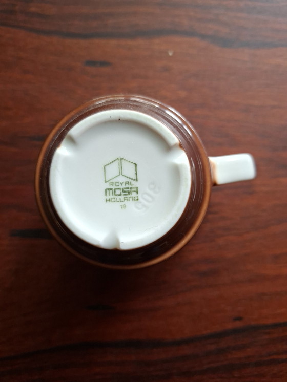 Image 1 of Mosa Maastricht Keramiek, Set 6 Stuks