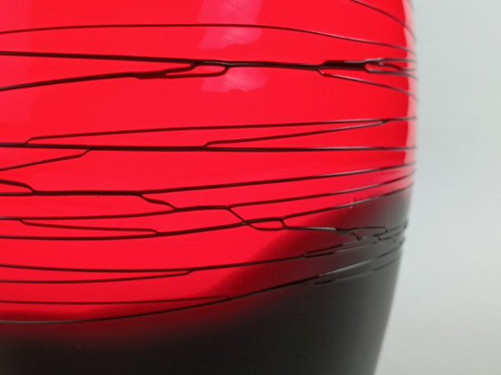 Image 1 of Lampada a conchiglia in vetro opalino