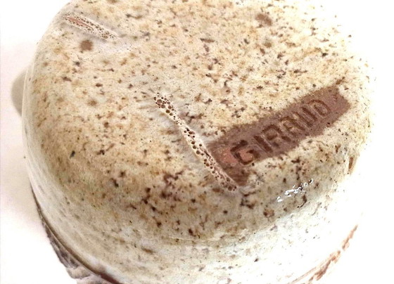 Image 1 of Stoneware pitcher stamped Giraud. Height 18.5 cm