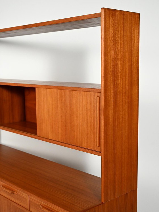 Image 1 of Sideboard with teak bookcase, 1960s