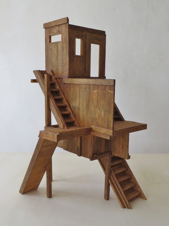 Eric van Solm - ´Die Existenz´ – Beeldhouwkunst, Wood (photo 3 of 10)