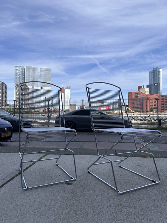 Image 1 of 2 chaises Kreuzschwinger Till Behrens vintage
