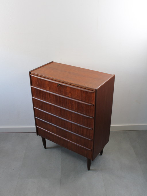 Vintage Danish chest of drawers in teak