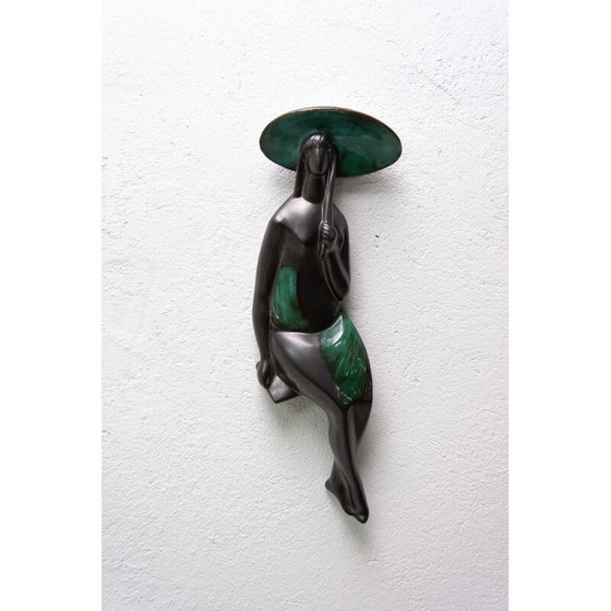 Image 1 of Vintage ceramic hanging sculpture by Jitka Forejtová, Czechoslovakia 1960