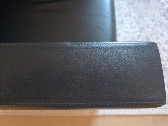 Image 1 of Walter Knoll Foster set – sofa + 2 Foster 500 armchairs – black leather – top condition