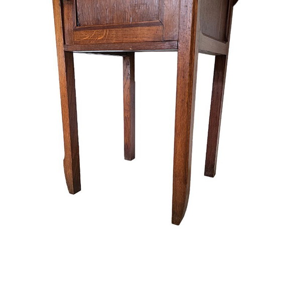 Image 1 of Frans Arts and Craft eiken kastje, begin 1900