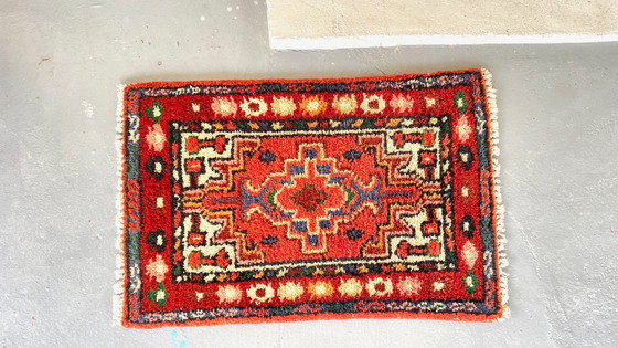 Image 1 of Vintage rug - 40cm x 62cm