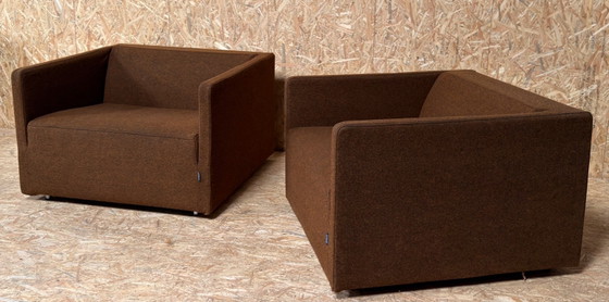 2 poltrone da ufficio galleggianti – Offecct, Textile, Modern (photo 6 of 12)