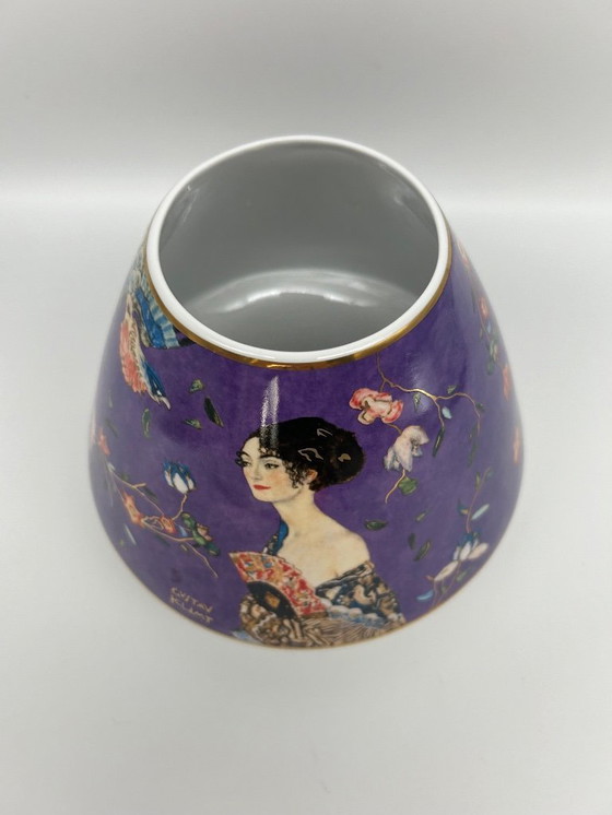 Image 1 of Klimt porcelain vase produced by Goebel Artis Orbis
