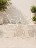 4 Vintage Wire Chairs EMU Rio Italy – 1960s Garden Chairs