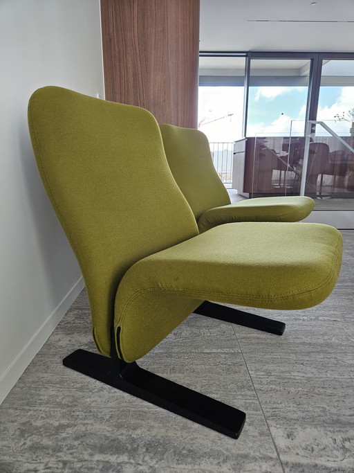 2x F780 lounge chairs by Pierre Paulin, Artifort