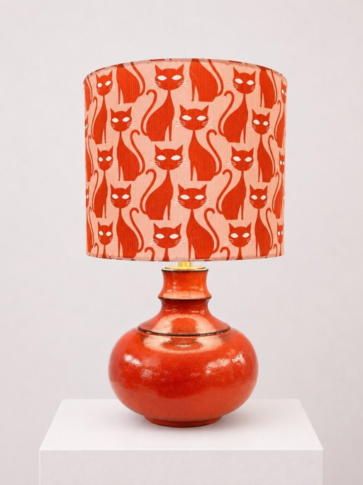 Lampada da tavolo Jasba anni '70 - riciclata - senza fili