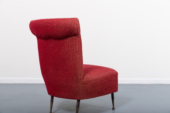 Image 1 of 1950’s Pair of Italian Mid-Century side lounge chairs