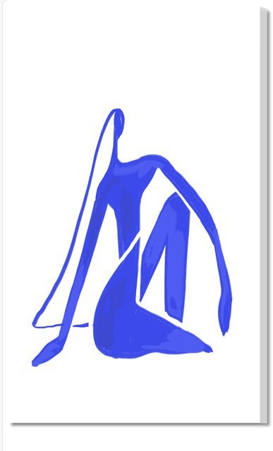 Henri Matisse - Blue Nude III (Op Canvas)