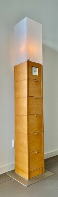 Image 1 of Giorgetti Myo Vloerlamp-Kast-Lamp-Klok