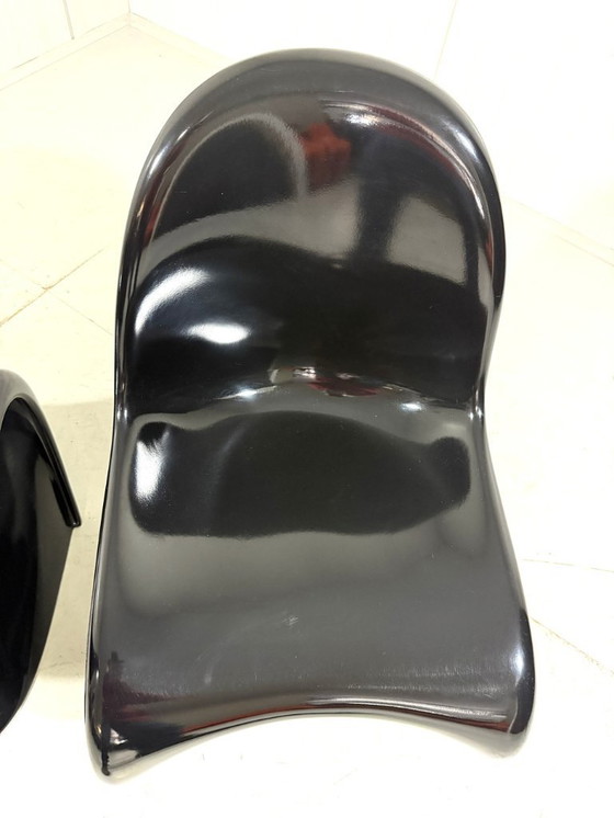 Image 1 of 2 x First Edition Panton Chairs Verner Panton Herman Miller 1960's