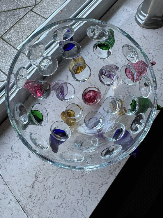 Bořek Šípek „Isotta“ Glass Bowl for Driade (Follies, 1991), Postmodern Design, Decorative Objects, Crystal (photo 3 of 9)