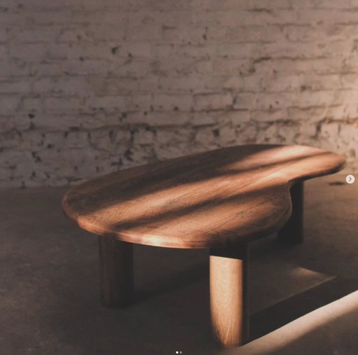 Coffee table in organic form