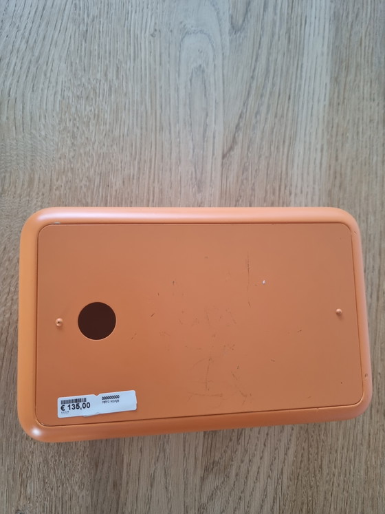 Image 1 of Reloj de mesa retro diseño Kienzle naranja