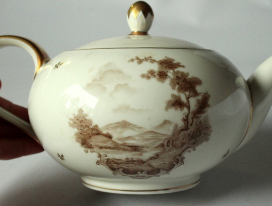 Image 1 of Teapot PMR Jaeger Porcelain Bavaria - 1930s