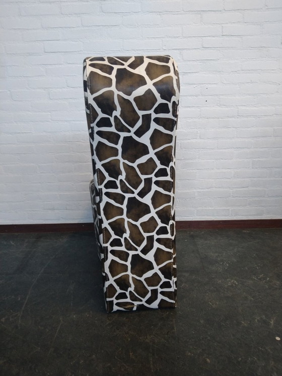 Image 1 of 2x pump chair in giraffe print