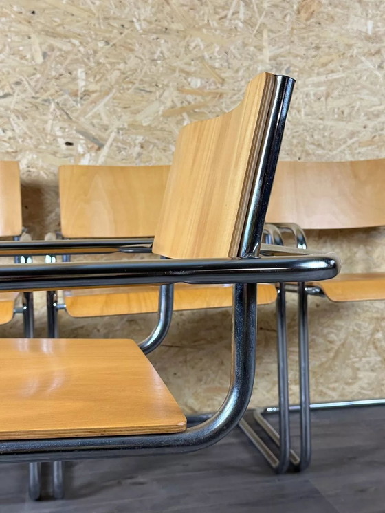 Image 1 of 5 sillas de los años 80, sillones voladizos, diseño Plurima Italia