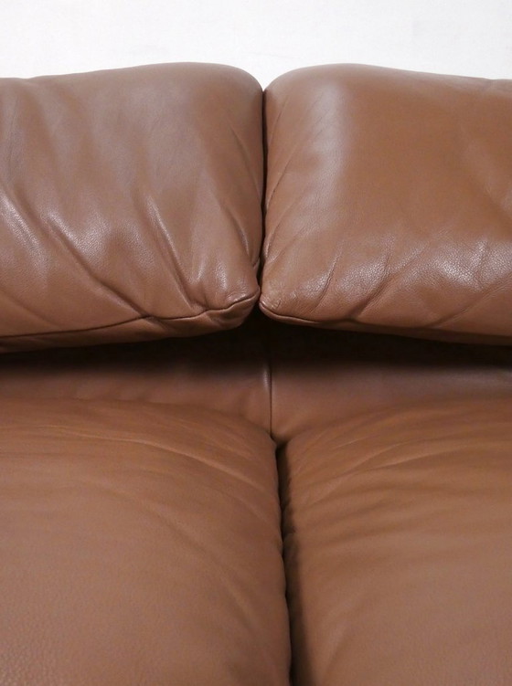 Image 1 of Cassina Maralunga 2 posti in pelle color mocca