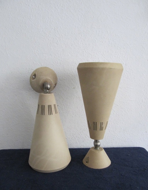 2x Lampada da parete di design Lampada da soffitto Philips Louis Kalff