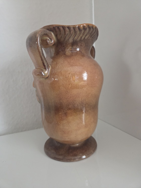 Vase à anse style Majolique | Forme 99 K | Excellent état! – Ceramic (photo 3 of 6)