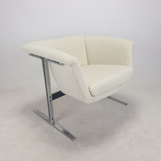 Image 1 of Pair of vintage wool bouclé armchairs by Geoffrey Harcourt for Artifort, 1963