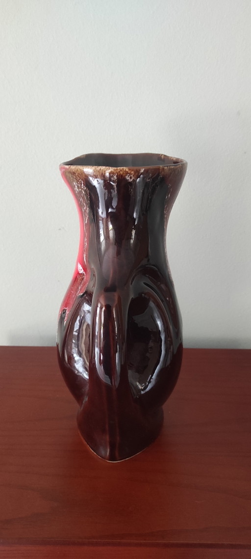 Vintage French Vallauris ceramic design jug / vase – 1950s/60s