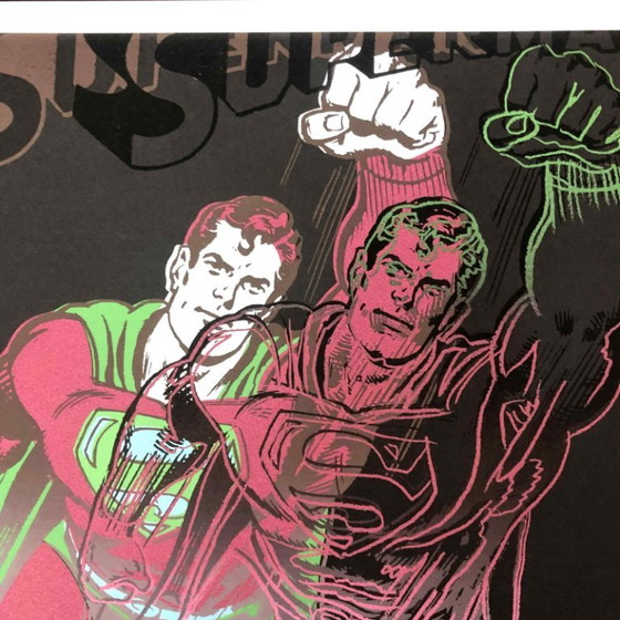 1990s After Andy Warhol "Superman" Lithograph – Lithographs & prints, Paper (photo 8 of 11)