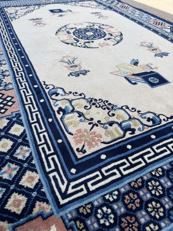 Image 1 of Antiker chinesischer Teppich aus Peking