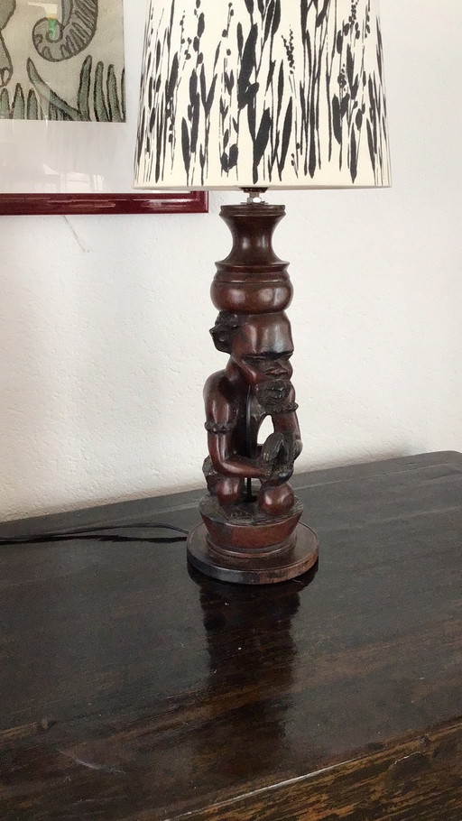 Vintage Tribal lamp base