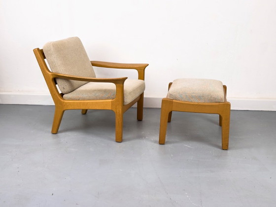 Danish Oak Lounge Chair and Ottoman by Juul Kristensen – Armchairs, Wood (photo 3 of 24)