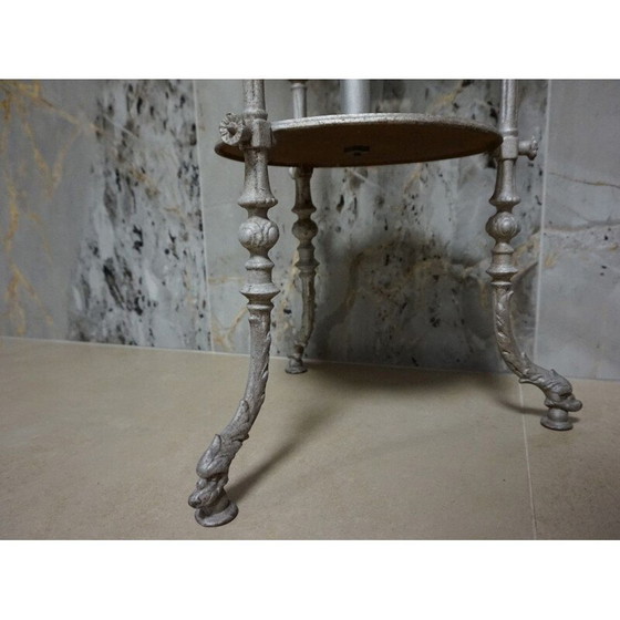 Image 1 of Vintage cast iron shaving stand, France 1900