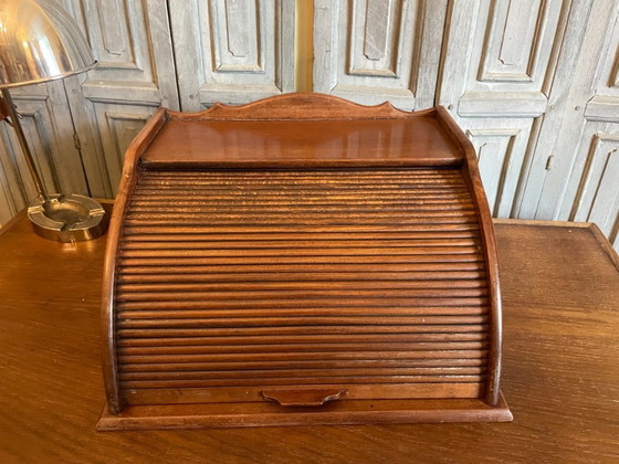 Image 1 of Desk, Roller Shutter Cabinet, Mailbox, Art Deco, 1930, French