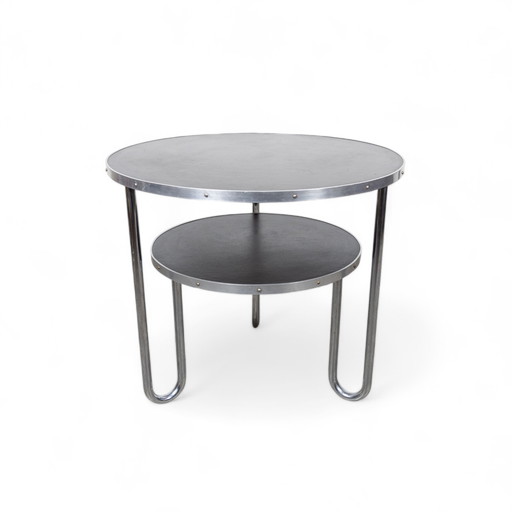 Table vintage Bauhaus en acier tubulaire Mauser Werke