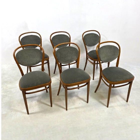 Image 1 of Thonet Dining Room Set 1970s. Extendable table & 6 chairs