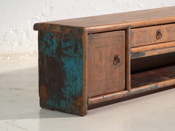 Mobile basso antico in legno di olmo – Cina, circa 1900 – Credenze con vetrina, Rustic (photo 16 of 40)