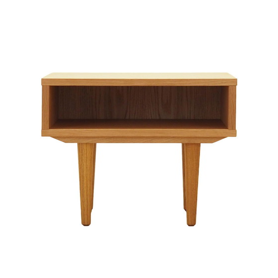 Image 1 of Table de chevet en chêne, design scandinave