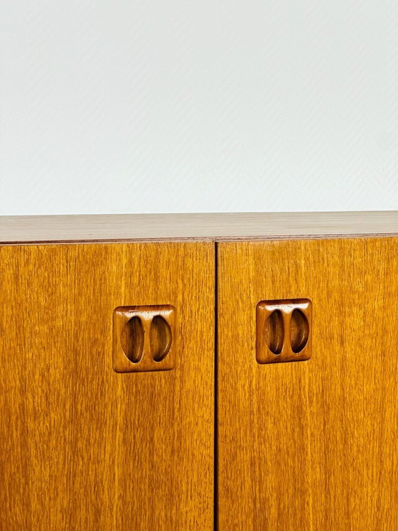 Image 1 of Scandinavian teak sideboard with four doors and tapered legs, 1960
