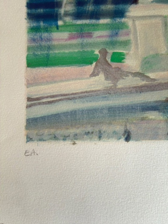 Image 1 of Paul Ambille – Farblithografie „Das Heilige Herz“