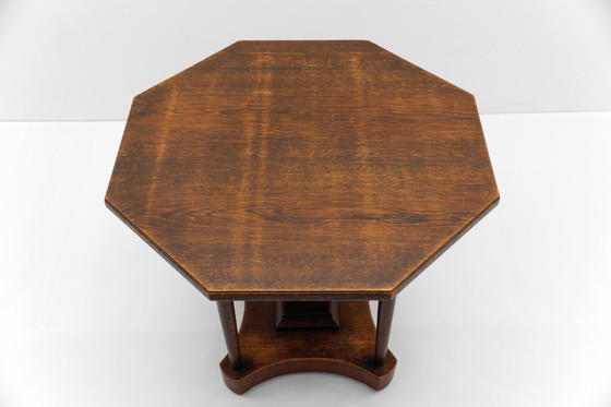 Image 1 of Art Deco Wooden Table, Germany, 1940s